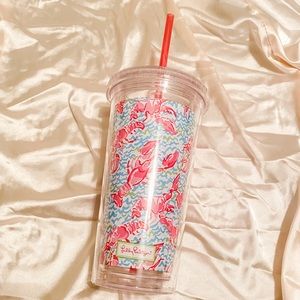 Lilly Pulitzer Lobster Tumbler cup